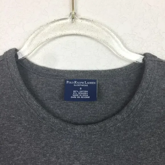POLO RALPH LAUREN Dark Gray Crewneck Sz S - Picture 3 of 5